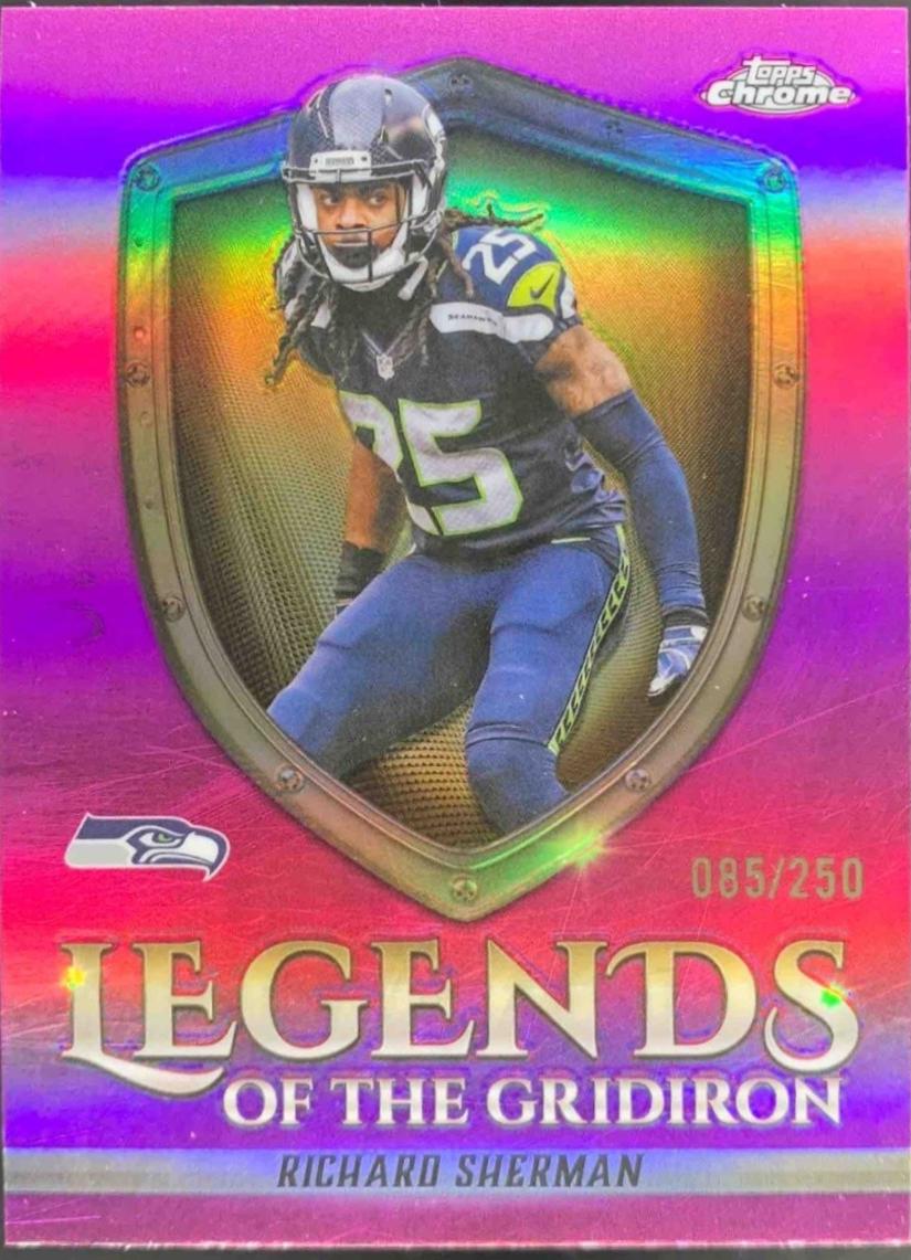 Richard Sherman [Pink Refractor] #LOG-36