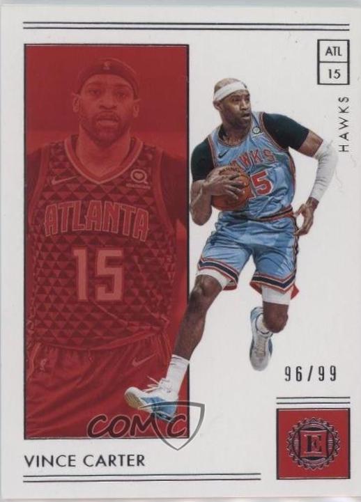 Vince Carter #96 2018-19 Panini Encased Basketball