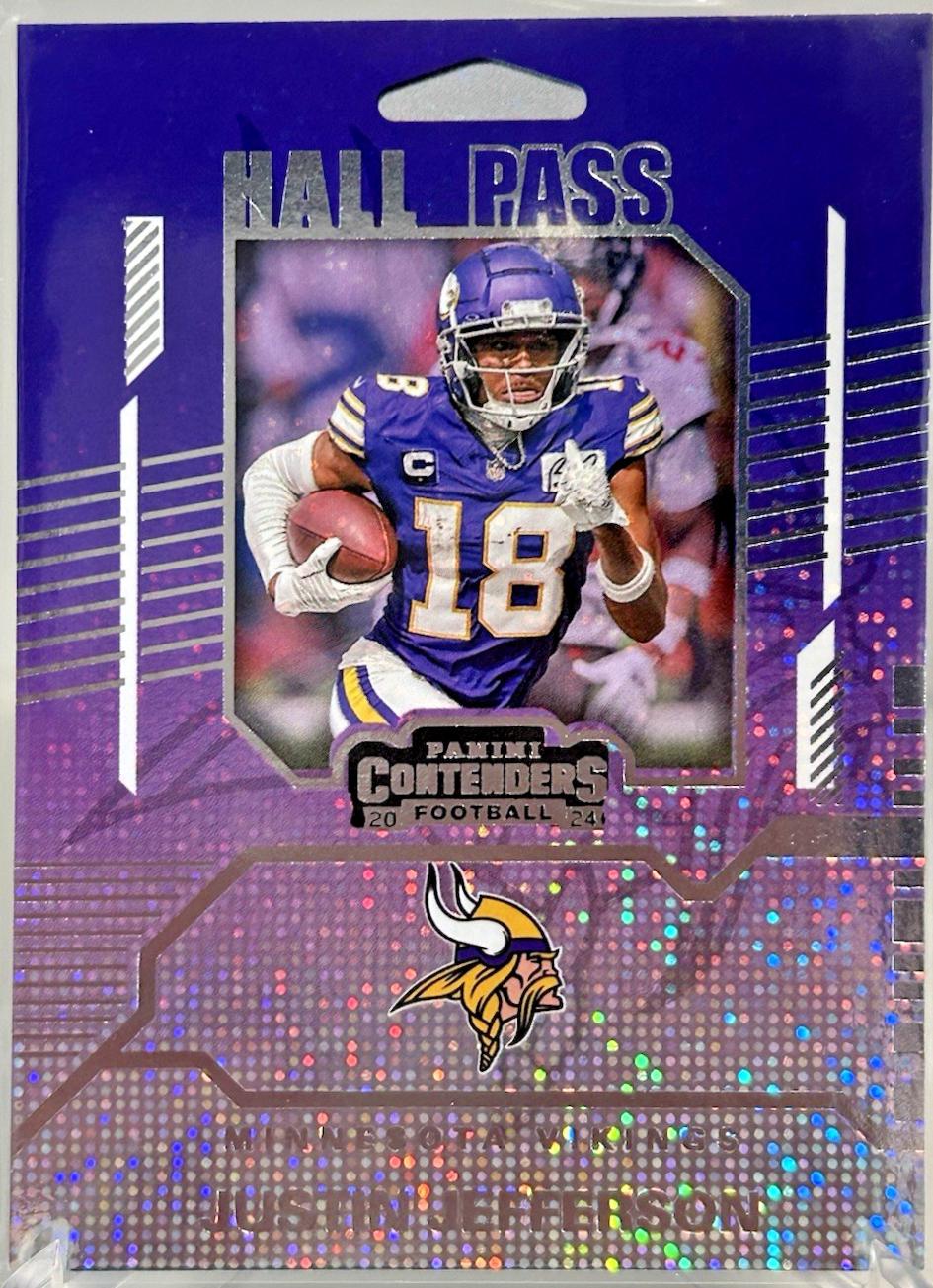Justin Jefferson #12 Prices | 2024 Panini Contenders Hall Pass