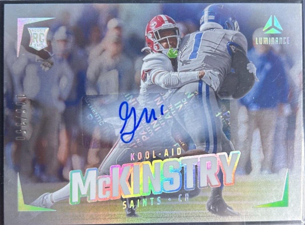 Kool-Aid McKinstry #190 Football Cards 2024 Panini Luminance Rookie Autographs