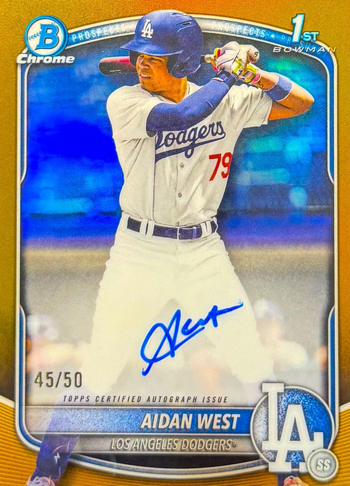 Aidan West [Gold Refractor] #CPA-AWE
