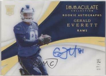 Gerald Everett #149 2017 Panini Immaculate Collection Football