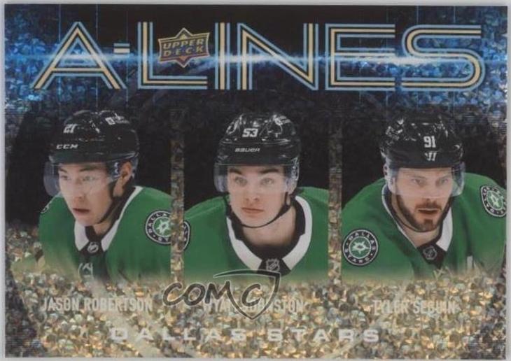 Jason Robertson / Wyatt Johnston / Tyler Seguin [Gold] #AL-10