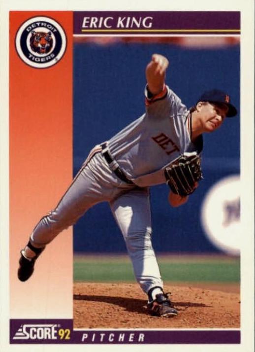 Eric King #42T 1992 Score Rookie & Traded Baseball