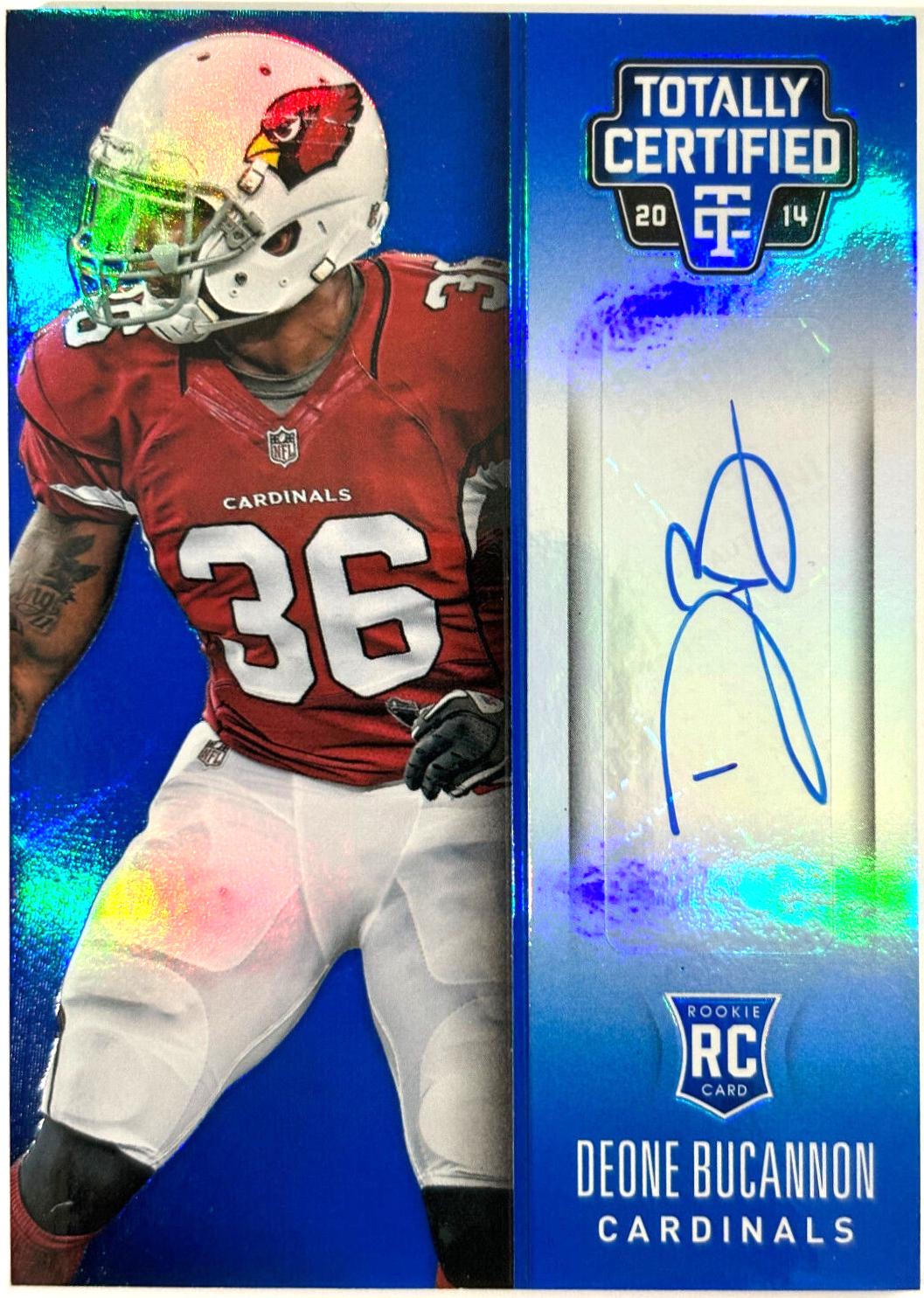 Deone Bucannon [Autograph Platinum Blue] #101