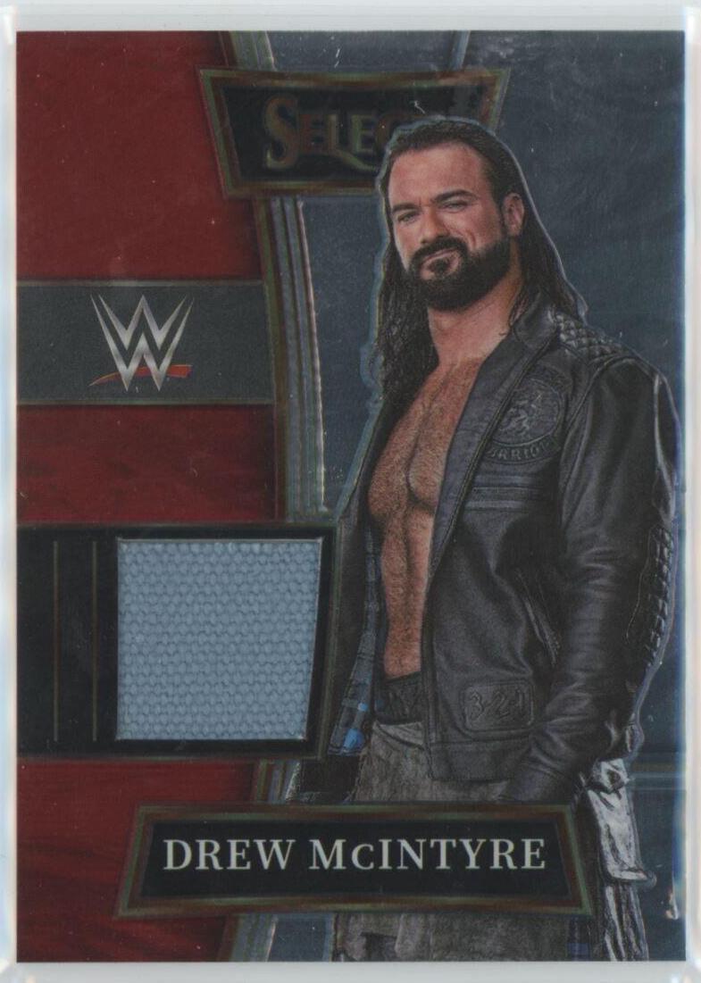 Drew McIntyre #SW-DMI Wrestling Cards 2022 Panini Select WWE Selective Swatches
