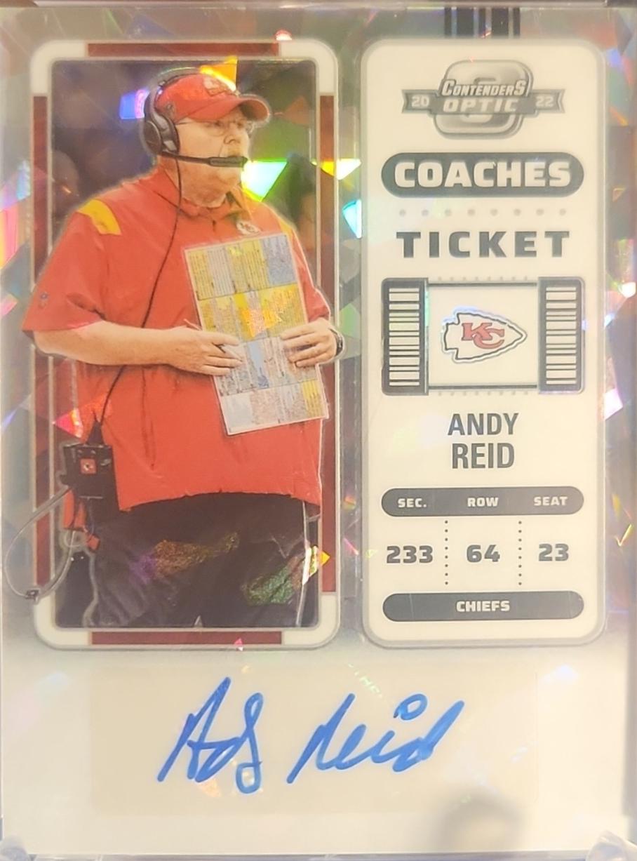 Andy Reid [Cracked Ice] #CTA-AR