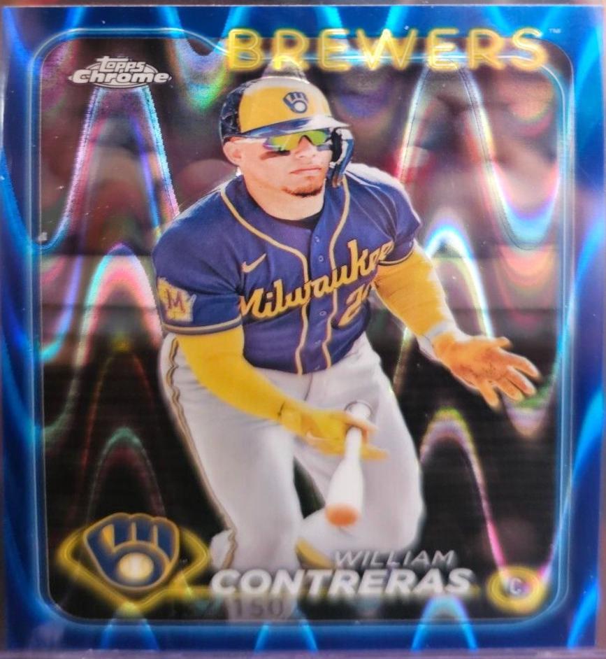 William Contreras [RayWave Blue Refractor] #24