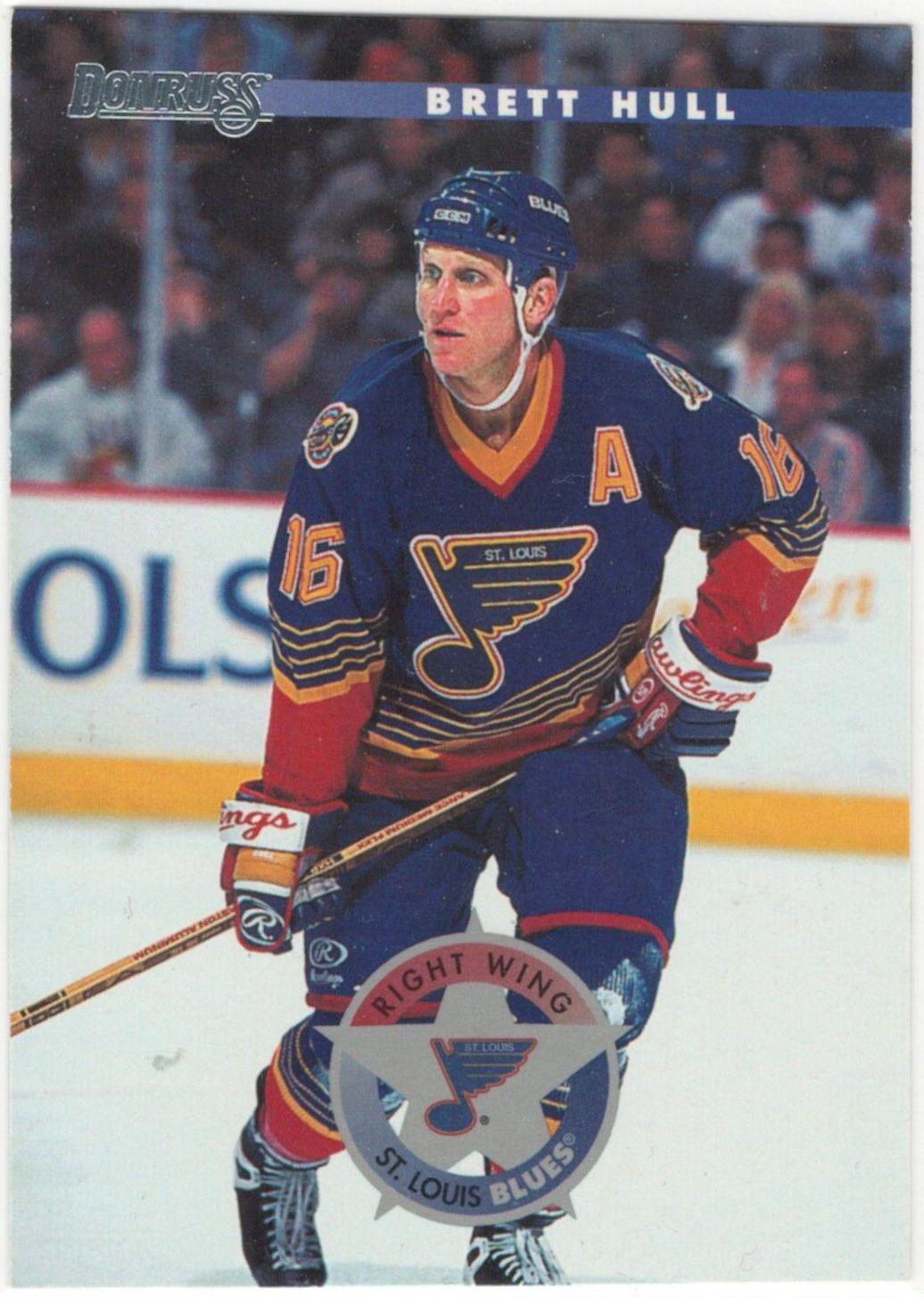 Brett Hull #197 Hockey Cards 1996 Donruss