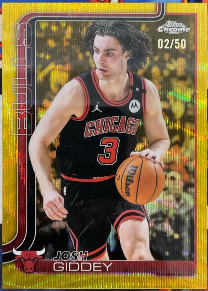Josh Giddey [Gold Wave Refractor] #48 Prices | 2025 Topps Chrome