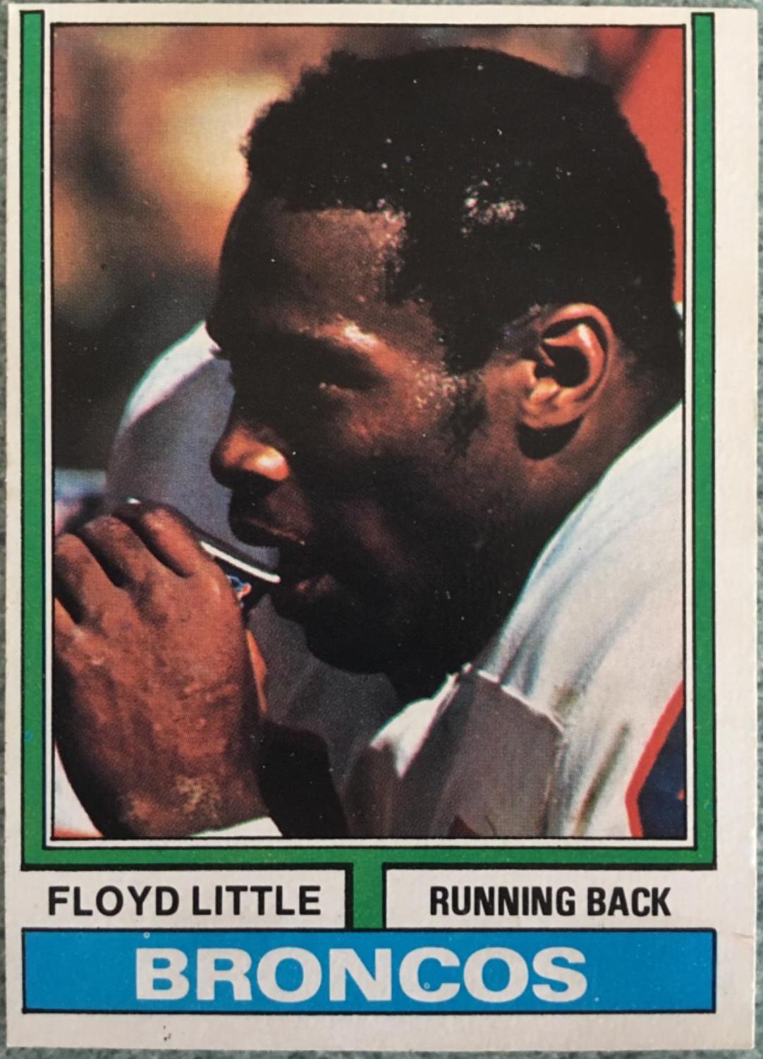 Floyd Little #10 Football Cards 1974 Topps