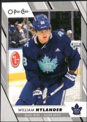William Nylander #144 Hockey Cards 2023 O-Pee-Chee Pregame Warm-Up Jersey Photo
