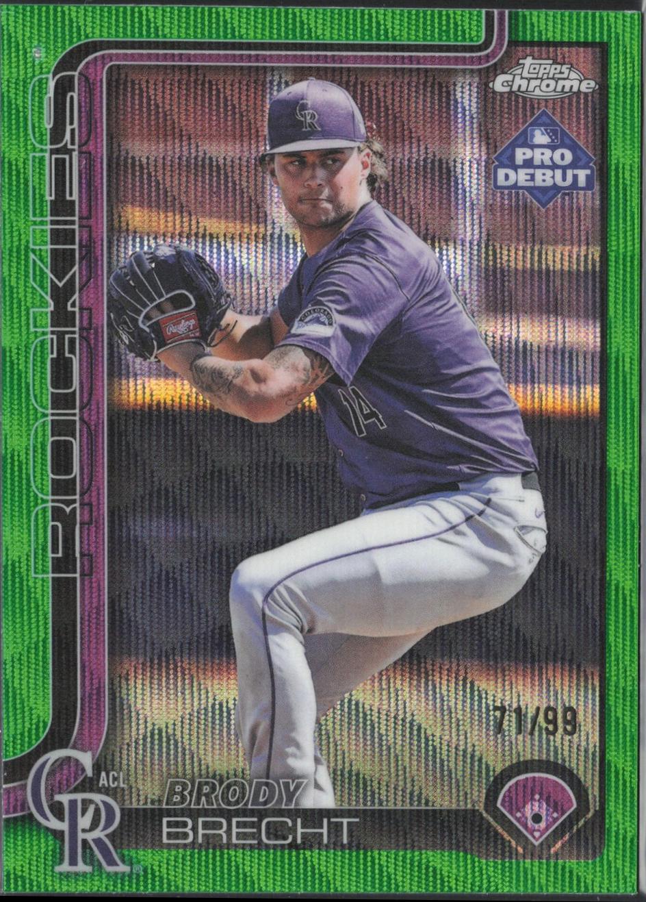 Brody Brecht [Green Wave Refractor] #PDC-93