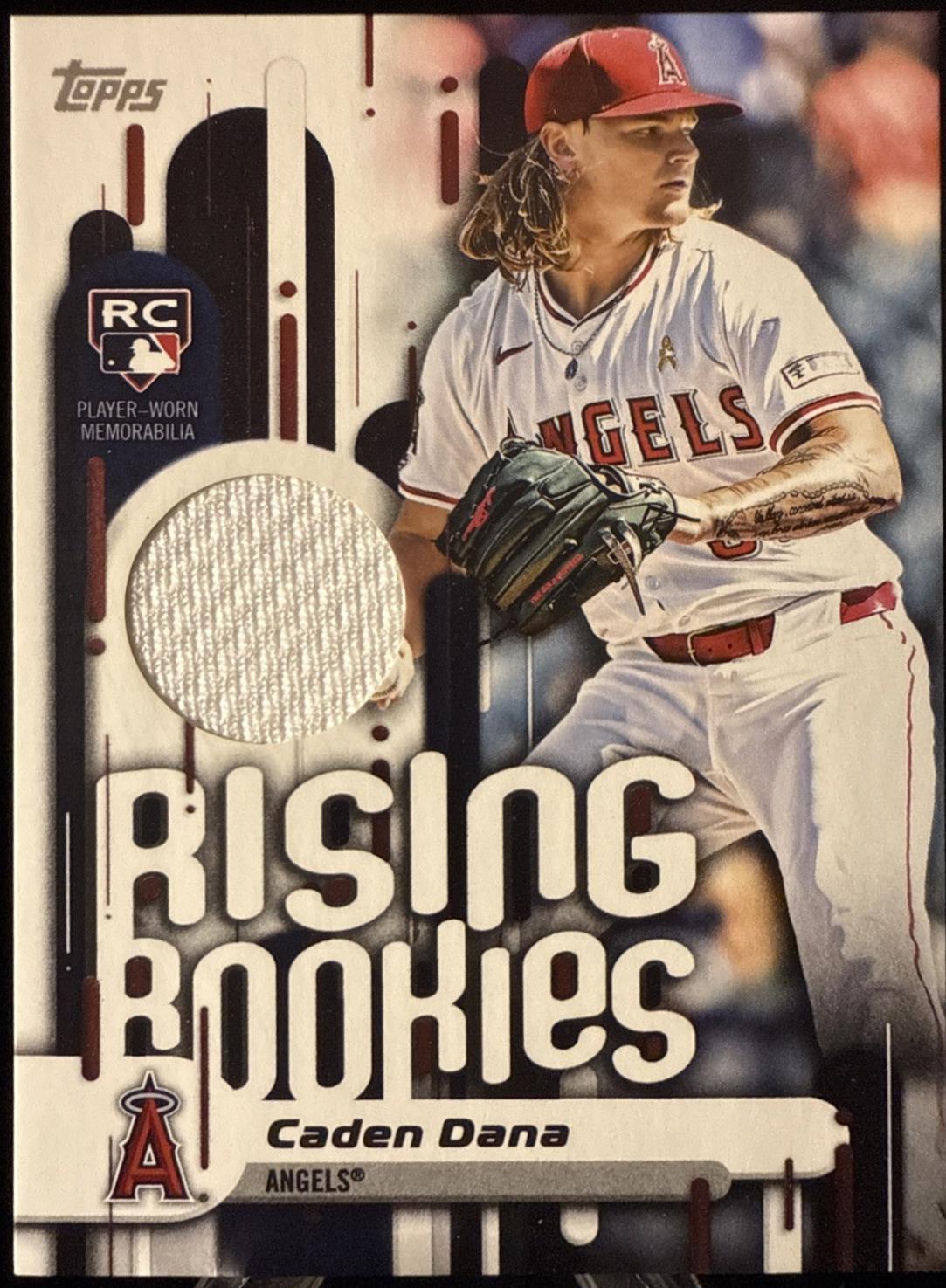 Caden Dana #RRR-CDA 2025 Topps Update Rising Rookie Relics Baseball