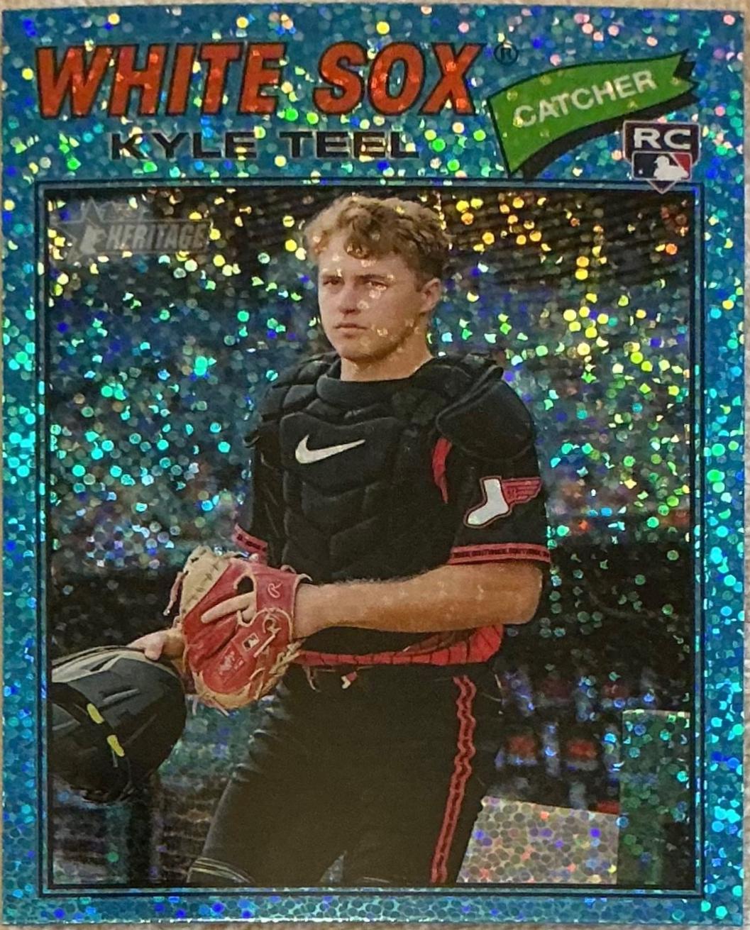 Kyle Teel [Blue Bordered Chrome] #182