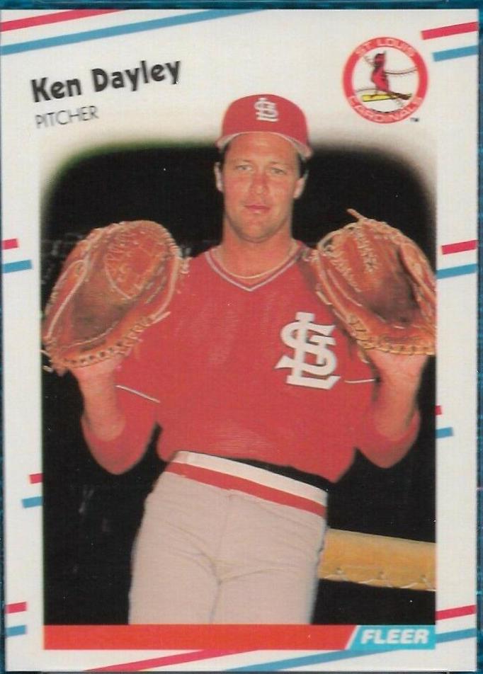 Ken Dayley #30 Baseball Cards 1988 Fleer Glossy