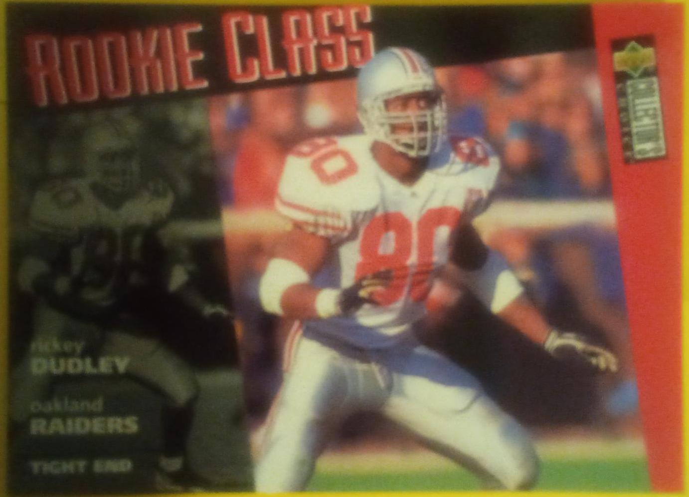 Rickey Dudley #9 Football Cards 1996 Collector's Choice