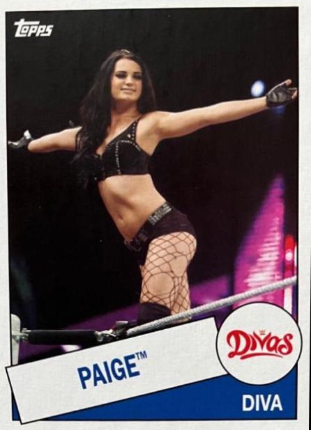 Paige #60 Wrestling Cards 2015 Topps Heritage WWE