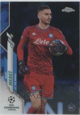 Alex Meret #5 Soccer Cards 2019 Topps Chrome UEFA Champions League Sapphire