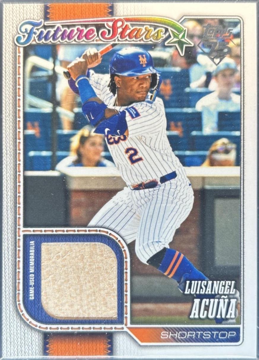 Luisangel Acuña #275 2026 Topps Baseball Real One Relics