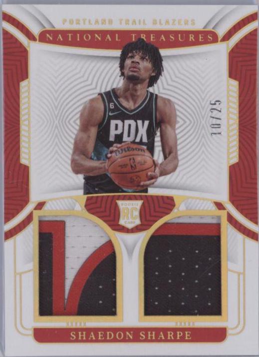 Shaedon Sharpe [Patch Autograph Gold] #131