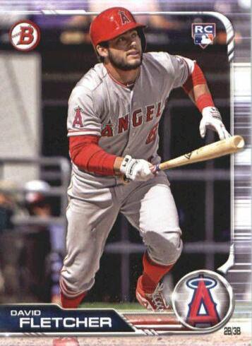 David Fletcher #49 2019 Bowman Baseball