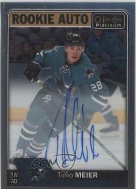 Timo Meier #R-TM 2016 O Pee Chee Platinum Rookie Autographs Hockey