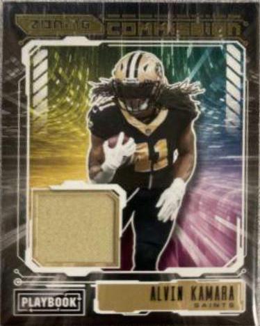 Alvin Kamara #ZC-AKA Football Cards 2021 Panini Playbook Zoning Commission