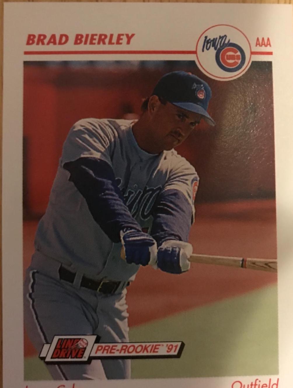 Brad Bierley #201 1991 Line Drive AAA Baseball