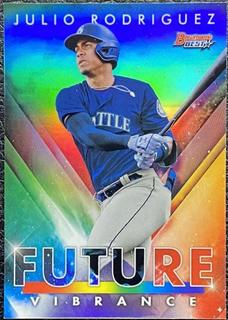 2021 Bowman's Best Bowman Future Vibrance #BFV11 Julio Rodriguez