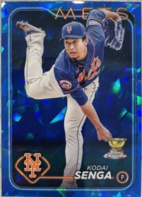 Kodai Senga #292 2024 Topps Chrome Sapphire Baseball