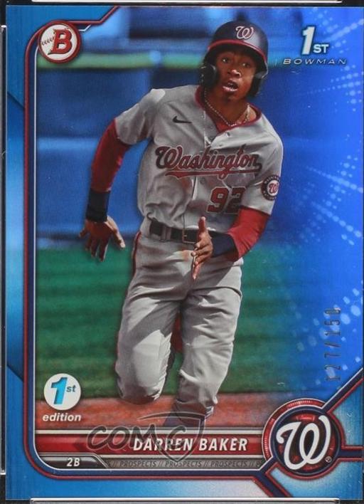 Darren Baker [Blue Foil] #BPPF-131