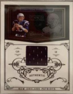 Tom Brady #88 2010 Playoff National Treasures Football