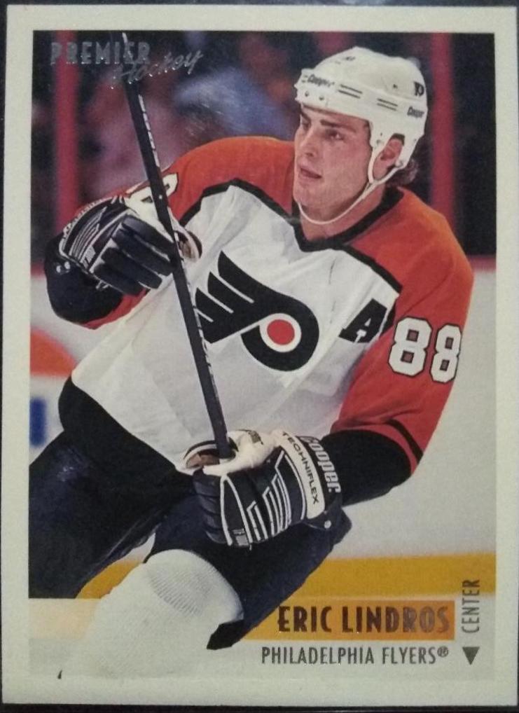 Eric Lindros #400 Hockey Cards 1994 Topps Premier