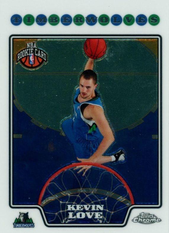 Kevin Love #185 Basketball Cards 2008 Topps Chrome