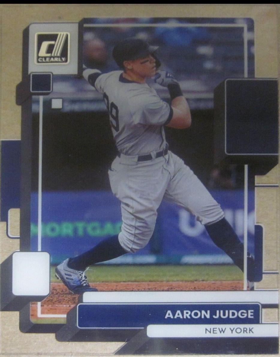 Aaron Judge #46 2022 Panini Chronicles Baseball Clearly Donruss