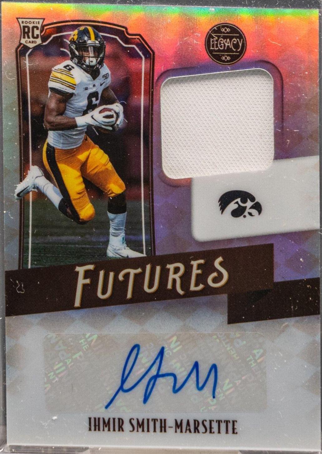 Ihmir Smith-Marsette #FP-IS Football Cards 2021 Panini Legacy Futures Patch Autographs