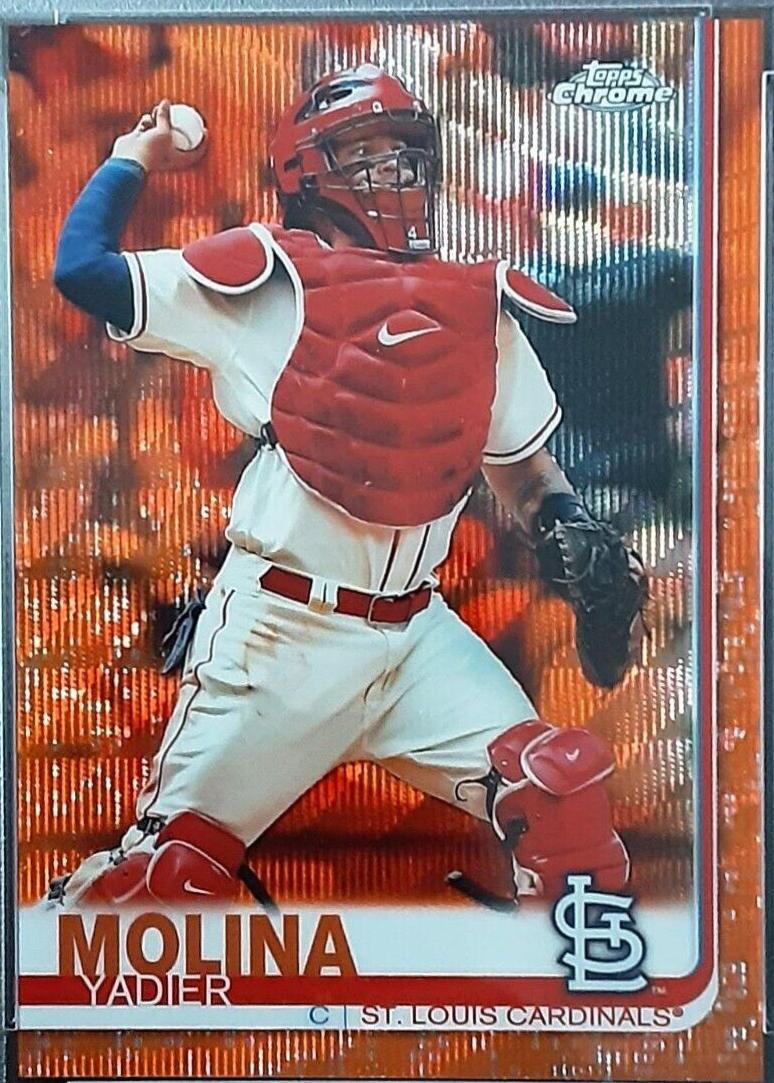 Yadier Molina [Orange Wave Refractor] #51