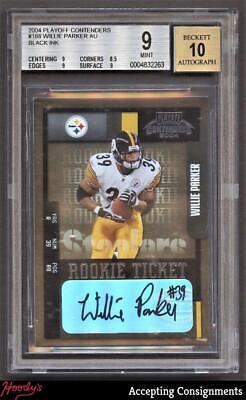 Willie Parker #188 2004 Playoff Contenders Football