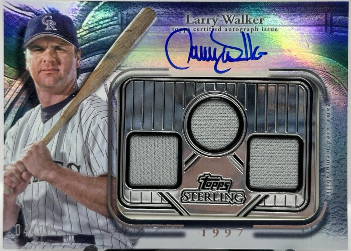 Larry Walker [Blue] #SSA-LW