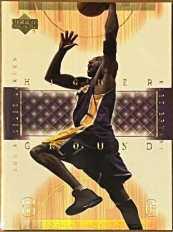 Kobe Bryant #HG8 Basketball Cards 2001 Upper Deck Higher Ground