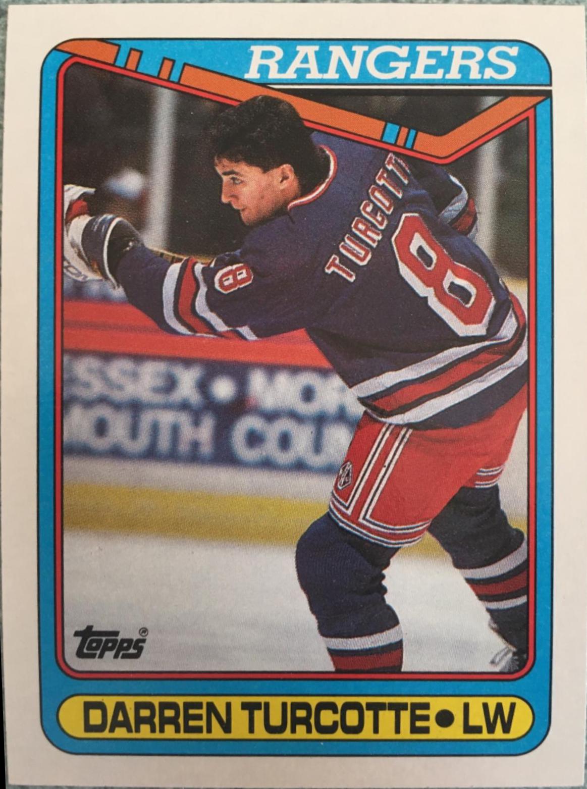 Darren Turcotte #48 Hockey Cards 1990 Topps