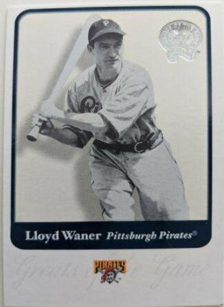 Lloyd Waner #129 2001 Fleer Greats Baseball
