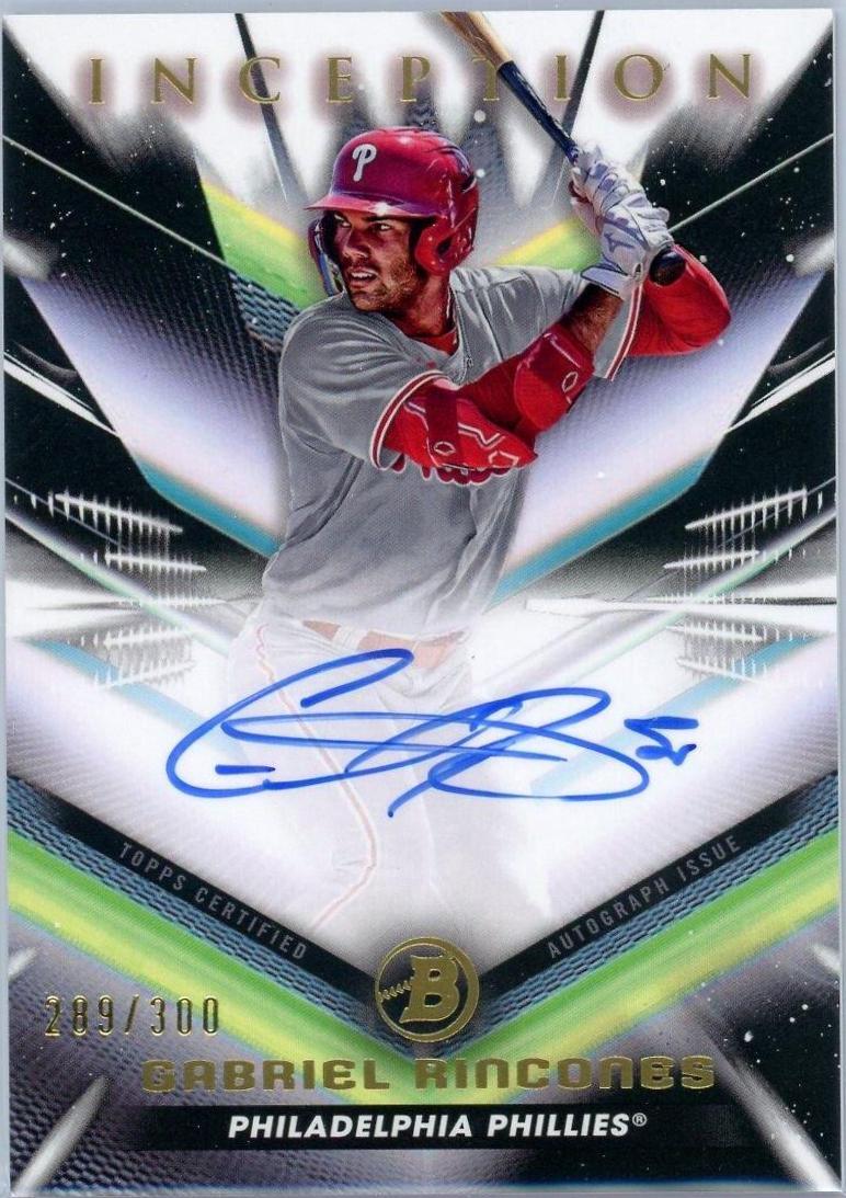 Gabriel Rincones #BPA-GR 2023 Bowman Inception Baseball Autographs