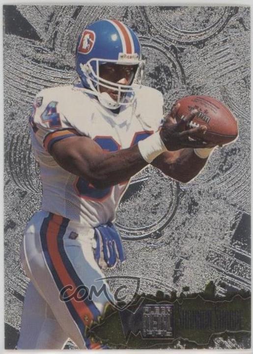 Shannon Sharpe #37PM 1996 Fleer Metal Football