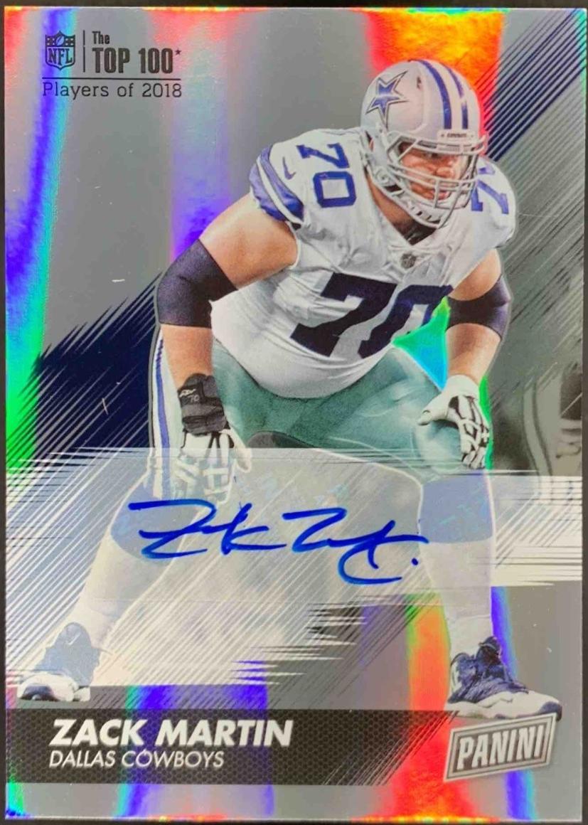 Zack Martin #71 2018 Panini Day Kickoff Football