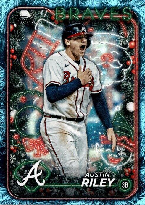 Austin Riley [Blue Metallic Holiday Tree] #H172