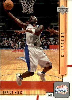 Darius Miles #68 Basketball Cards 2001 Upper Deck