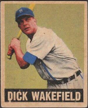 Dick Wakefield #50 Baseball Cards 1948 Leaf