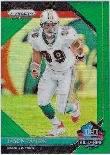 Jason Taylor [Green Prizm] #HOF-3